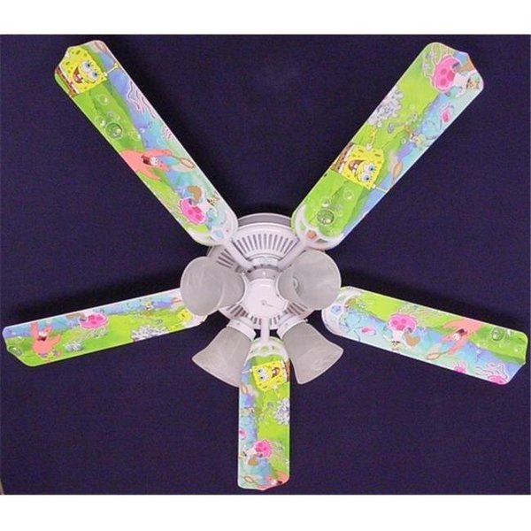 Ceiling Fan Designers Ceiling Fan Designers 52FAN-KIDS-SBSP Sponge Bob Square Pants Ceiling Fan 52 in. 52FAN-KIDS-SBSP